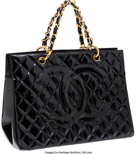 patent leather chanel bag|Chanel patent leather tote bag.